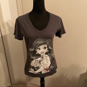 Disney Ariel Casual T Shirt With Heart Sparkles
